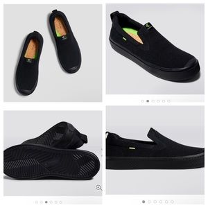 IBI Slip On All Black Knit Sneaker New with Box Women Size 6.5 Men 5